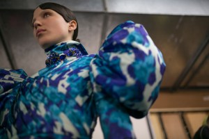 Backstage at Richard Queen RTW Fall 2019