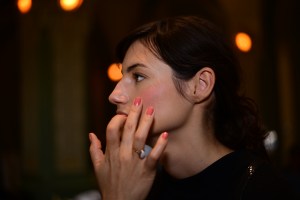 Backstage at Rosie Assoulin RTW Fall 2019