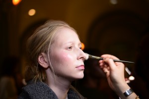 Backstage at Rosie Assoulin RTW Fall 2019