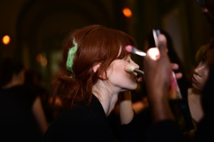 Backstage at Rosie Assoulin RTW Fall 2019