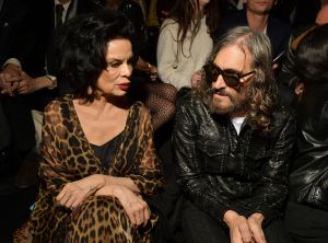 Bianca Jagger and Vincent Gallo