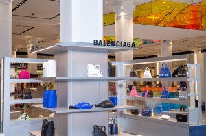 Balenciago is among the many brands that provided exclusives.