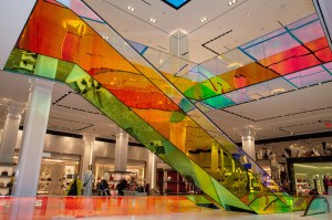 The Rems Koolhass-designed escalator.