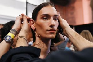 Backstage at Staud RTW Fall 2019