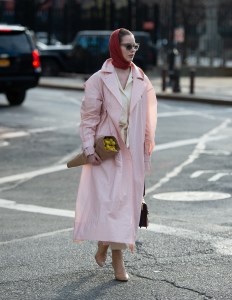 Street style at New York Fashion Week Women's Fall 2019