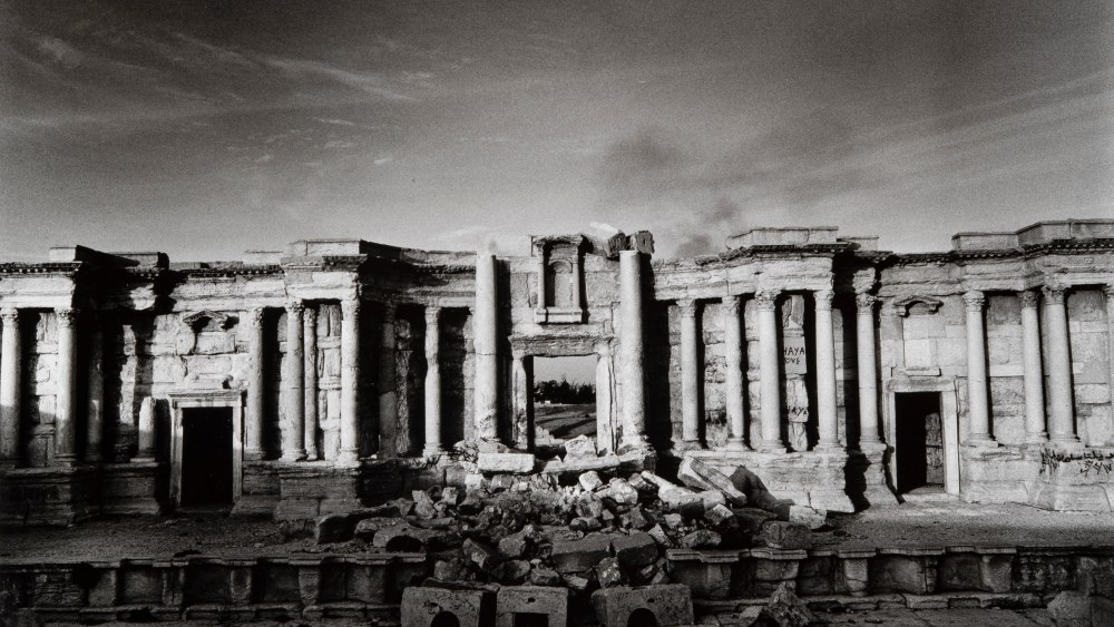 The Theatre on the Roman City of Palmyra, Partly Destroyed by Islamic State Fighters 2017 - Don McCullin, Tate Britain