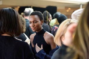 Backstage at Tibi RTW Fall 2019