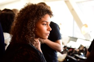 Backstage at Tibi RTW Fall 2019