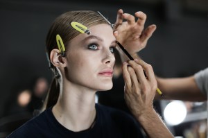 Backstage at Tom Ford RTW Fall 2019
