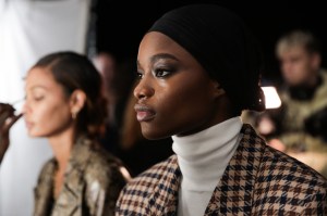 Backstage at Tom Ford RTW Fall 2019