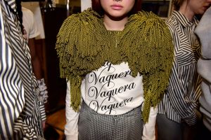 Backstage at Vaquera RTW Fall 2019