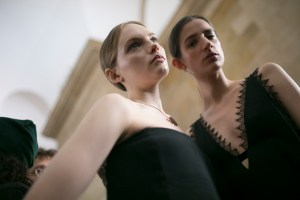 Backstage at Victoria Beckham RTW Fall 2019