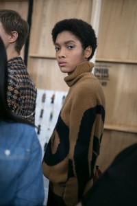 Backstage at Victoria Beckham RTW Fall 2019