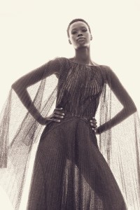 Fatou Jobe in Zac Posen RTW Fall 2019