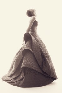 Fatou Jobe in Zac Posen RTW Fall 2019
