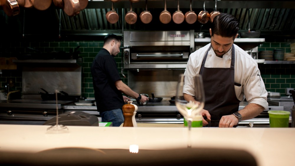 Chefs Adam Bordonaro and Ryan Lory.