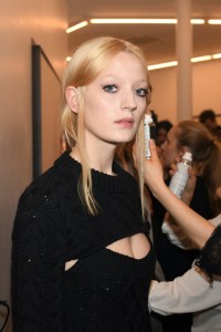 Backstage at Each x Other RTW Fall 2019, photographed in Paris on March  3, 2019.