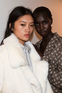 Backstage at Each x Other RTW Fall 2019, photographed in Paris on March  3, 2019.