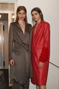 Backstage at Each x Other RTW Fall 2019, photographed in Paris on March  3, 2019.