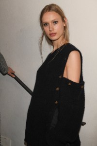 Backstage at Each x Other RTW Fall 2019, photographed in Paris on March  3, 2019.