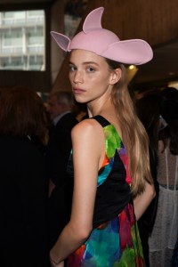 Backstage at Loewe RTW Fall 2019