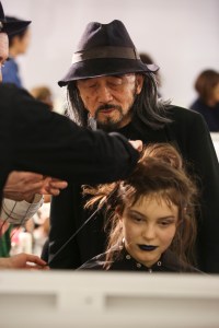 Backstage at Yohji Yamamoto RTW Fall 2019