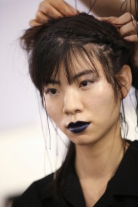 Backstage at Yohji Yamamoto RTW Fall 2019