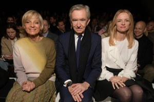 Bernard Arnault and Delphine Arnault