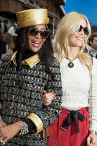 Naomi Campbell and Claudia Schiffer