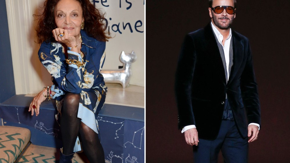 Diane von Furstenberg and Tom Ford