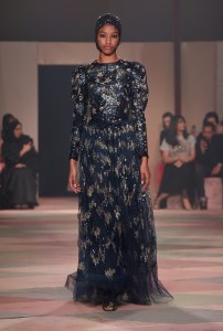 A look designed exclusively for Dior’s couture show in Dubai