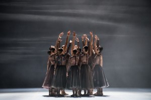 The premiere of Philip Glass Evening "Philip Glass Evening" featuring costumes by Dior artistic director Maria Grazia Chiuri.