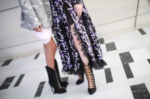 Backstage at Giambattista Valli RTW Fall 2019, photographed in Paris on March 4, 2019.