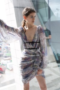 Backstage at Giambattista Valli RTW Fall 2019, photographed in Paris on March 4, 2019.