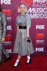 Katy Perry
iHeartRadio Music Awards, Arrivals, Microsoft Theater, Los Angeles, USA - 14 Mar 2019
Wearing Paskal, Shoes By Own Collection