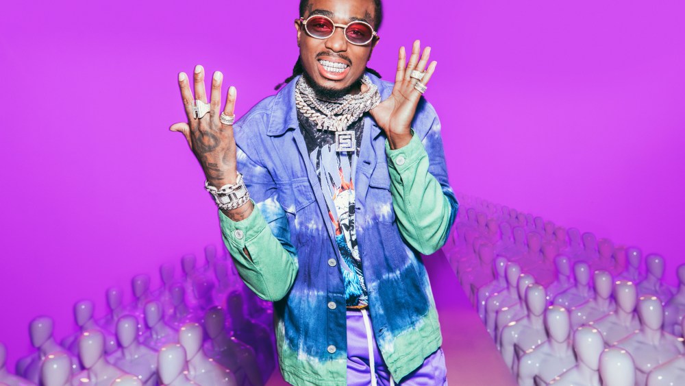 Quavo in a look from his BoohooMAN collection.