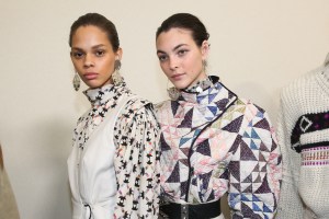 Backstage at Isabel Marant RTW Fall 2019, photographed in Paris on February 28, 2019.