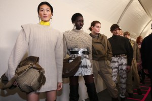 Backstage at Isabel Marant RTW Fall 2019, photographed in Paris on February 28, 2019.