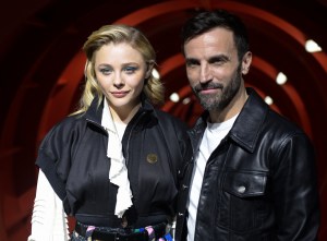 Chloe Grace Moretz and Nicolas Ghesquiere