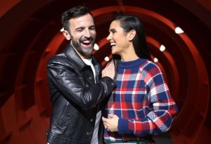 Jennifer Connelly and Nicolas Ghesquiere