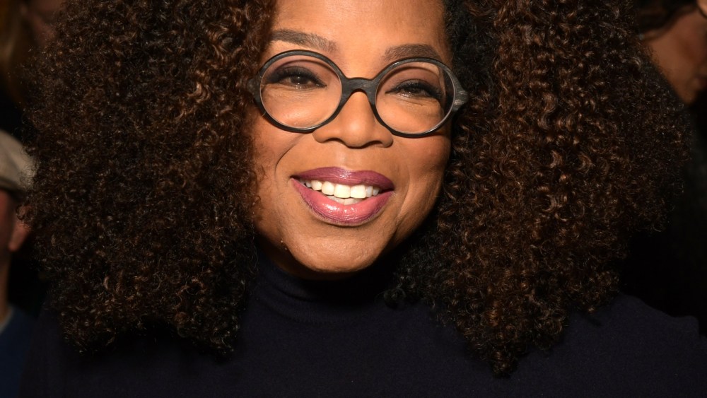 Oprah Winfrey in the front row