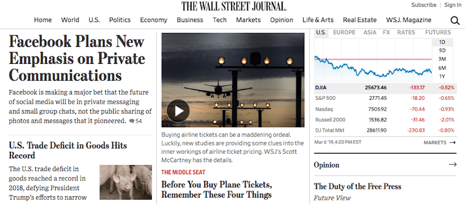 Wall Street Journal Gears Up for New Digital Play, News Podcast