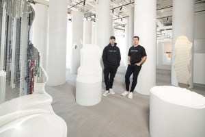 Daniel Arsham and Benjamin Porto, two of the principals of Snarkitecture.