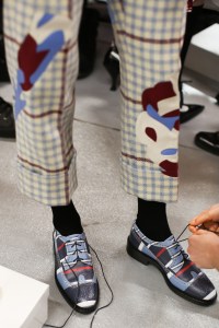 Backstage at Thom Browne  RTW Fall 2019, photographed in Paris on March 3, 2019.
