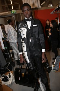 Backstage at Thom Browne  RTW Fall 2019, photographed in Paris on March 3, 2019.