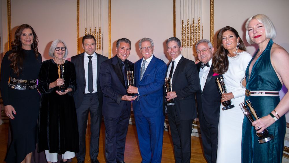 Brooke Shields, Eileen Fisher, Paul Jowdy, Isaac Ash, Jay Schottenstein, Isaac Ash, Ruthie Davis and Heather Sanchez
