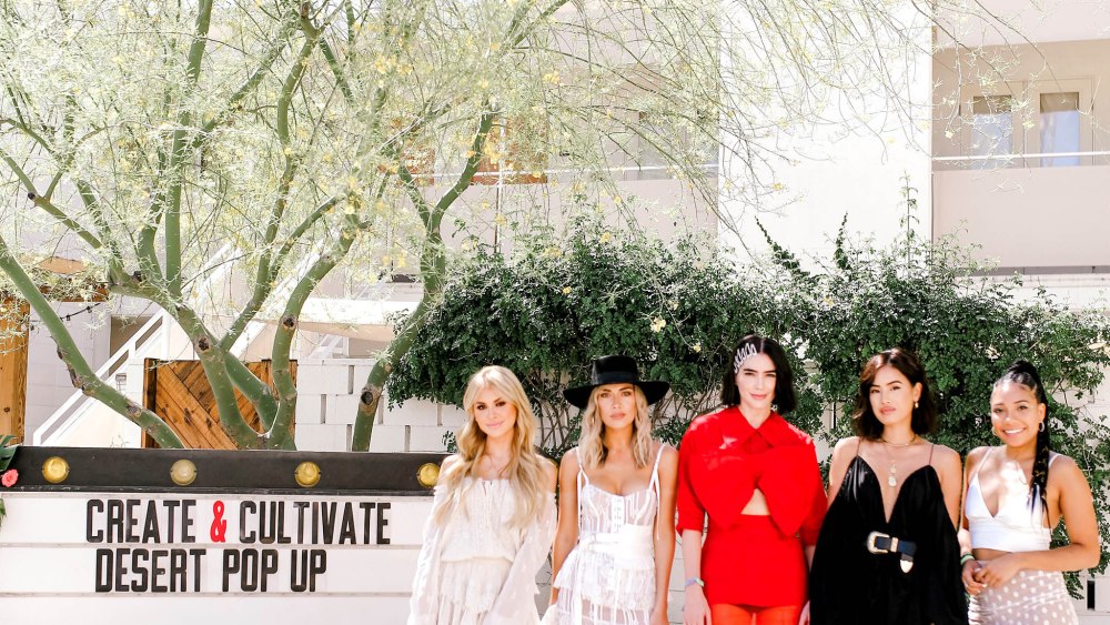 Annie Lawless, Carolina Lindo, Brittany Xaviar, Jill Wallace and Jessica Franklin.