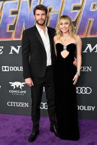 Liam Hemsworth and Miley Cyrus
'Avengers: Endgame' Film Premiere, Arrivals, LA Convention Center, Los Angeles, USA - 22 Apr 2019