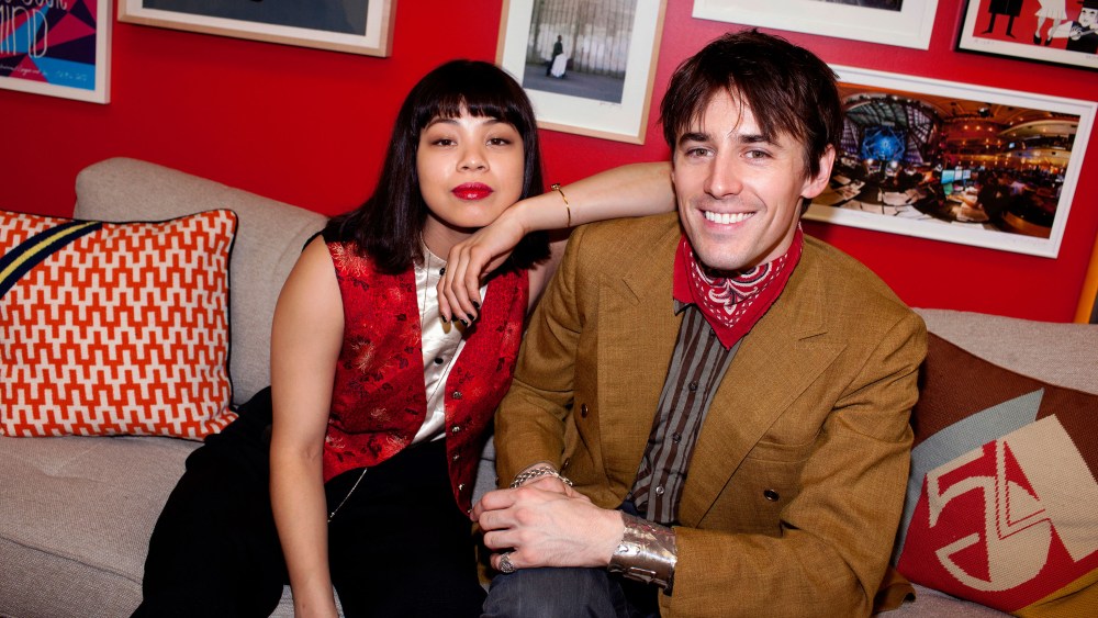 Eva Noblezada and Reeve Carney