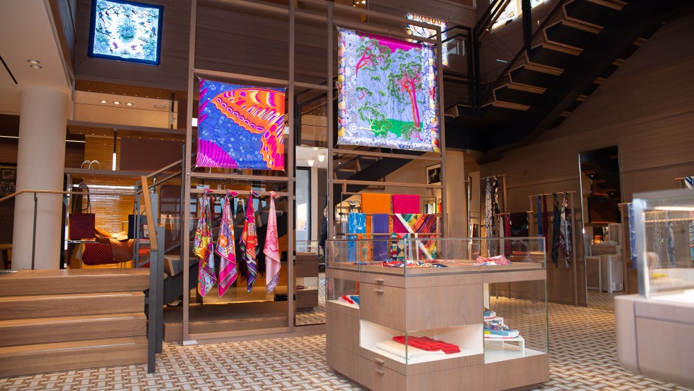 The Hermès store in New York's Meatpacking District.